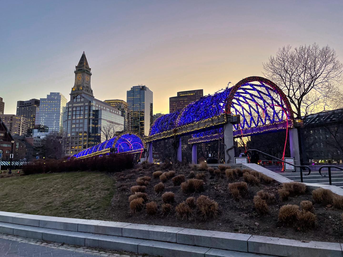 Tunnel of Love in Christopher Columbus Park